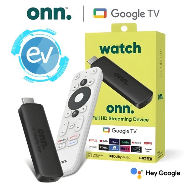 TV Stick onn. con Google TV / Control de Voz - Netflix - Magis TV - YouTube - Disney+ - Radio - Clima - Diario