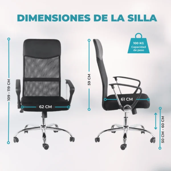 Silla de Oficina TF102 – Comodidad y Elegancia - Image 4