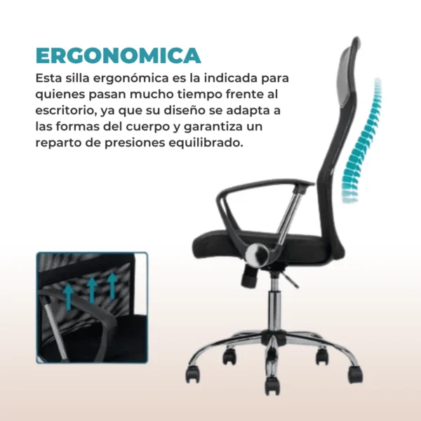 Silla de Oficina TF102 – Comodidad y Elegancia - Image 6