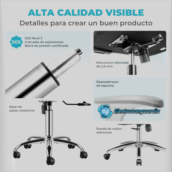 Silla Ergonómica Global ChairOffice TF103 - Image 6