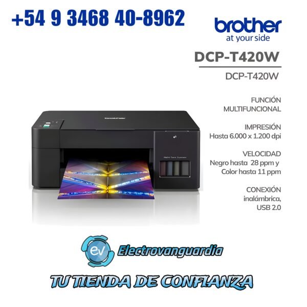 Brother DCP-T420W – Multifunción Ink Tank Eficiente
