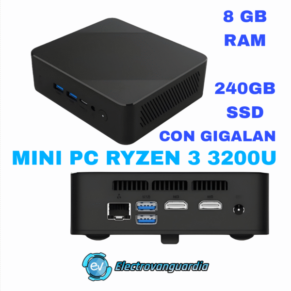 Mini PC Ryzen 3 3200U – Potencia compacta