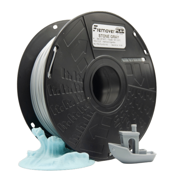 FREMOVER-PLA-SC-STONEGRAY 5 Filamento PLA Fremover x 1 KG Gris Piedra