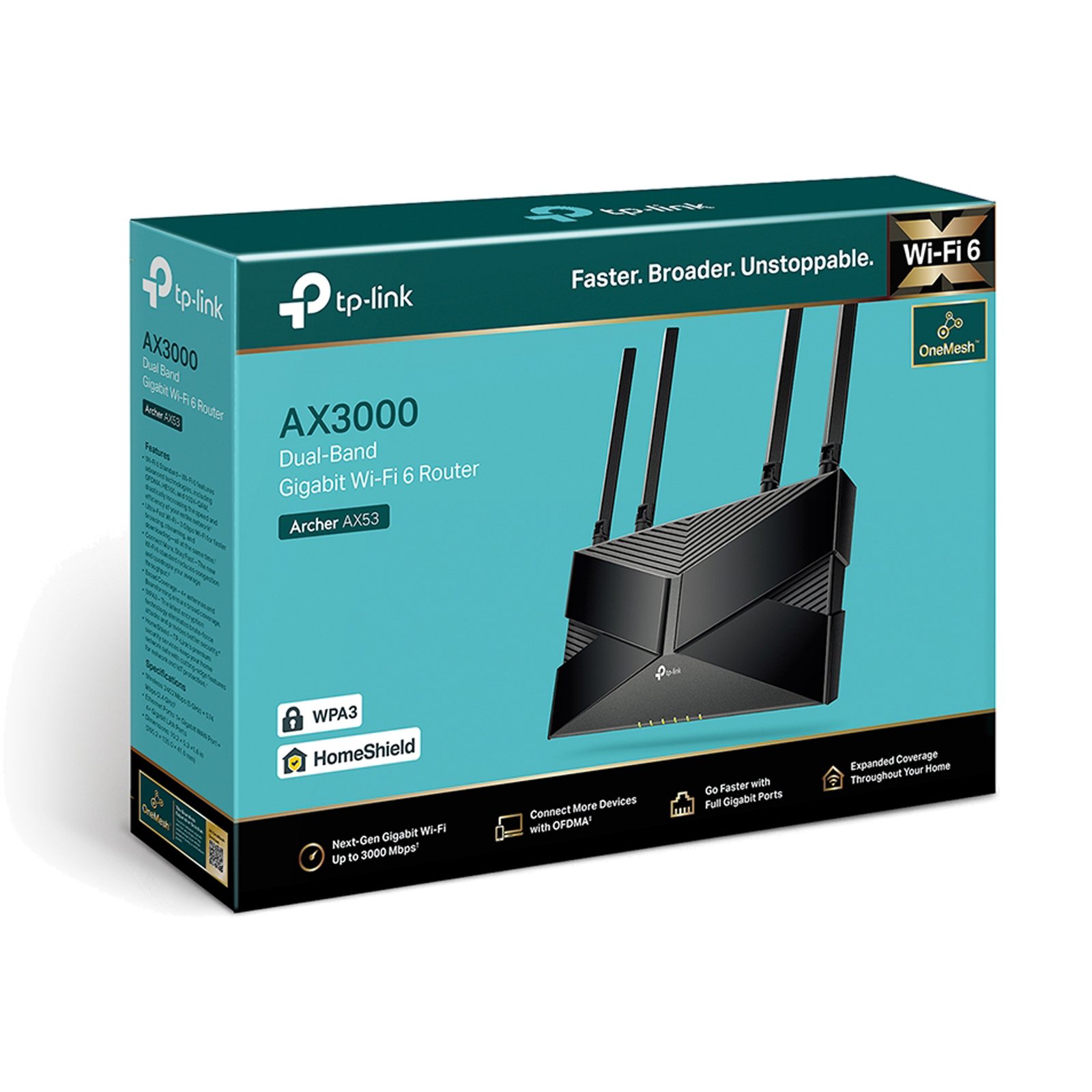 Router TP-Link AX53 AX3000 Dual Band Wi-Fi 6 - Image 2