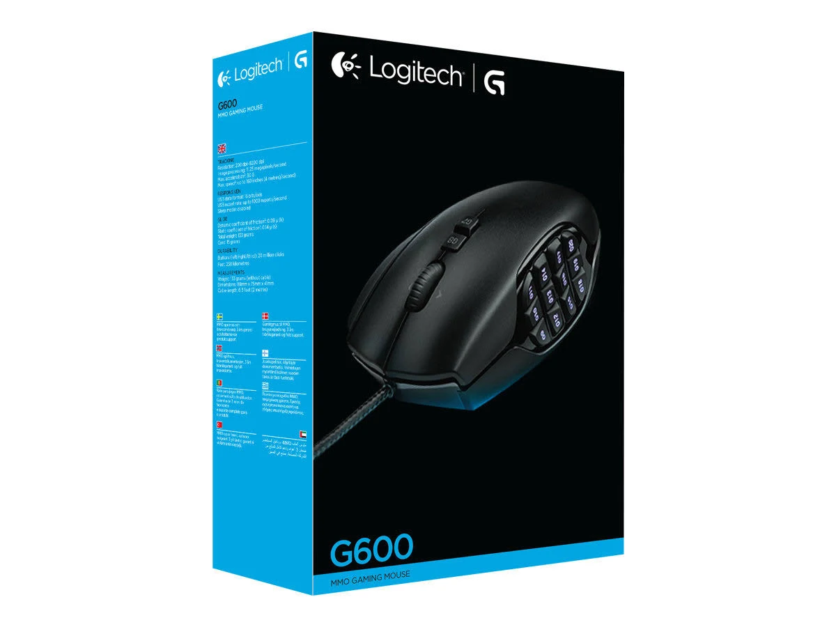 Mouse Logitech G600 MMO Gaming