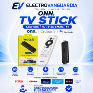 Convertidor Smart Google TV Onn Stick 2K Chromecast