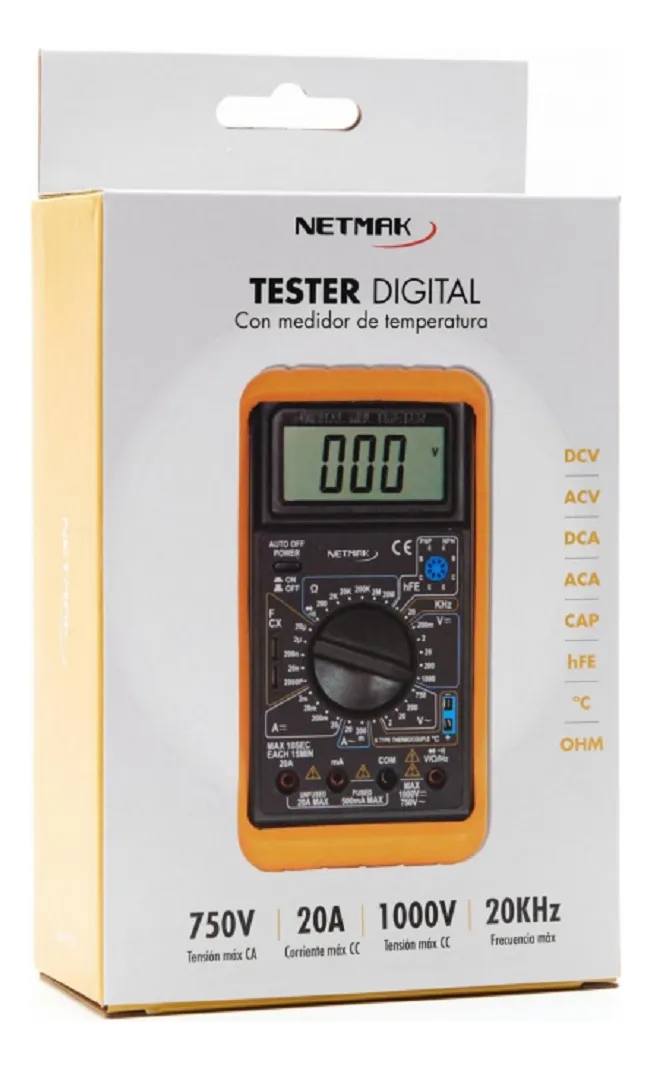 Tester digital Netmak Nm-890G - Image 2