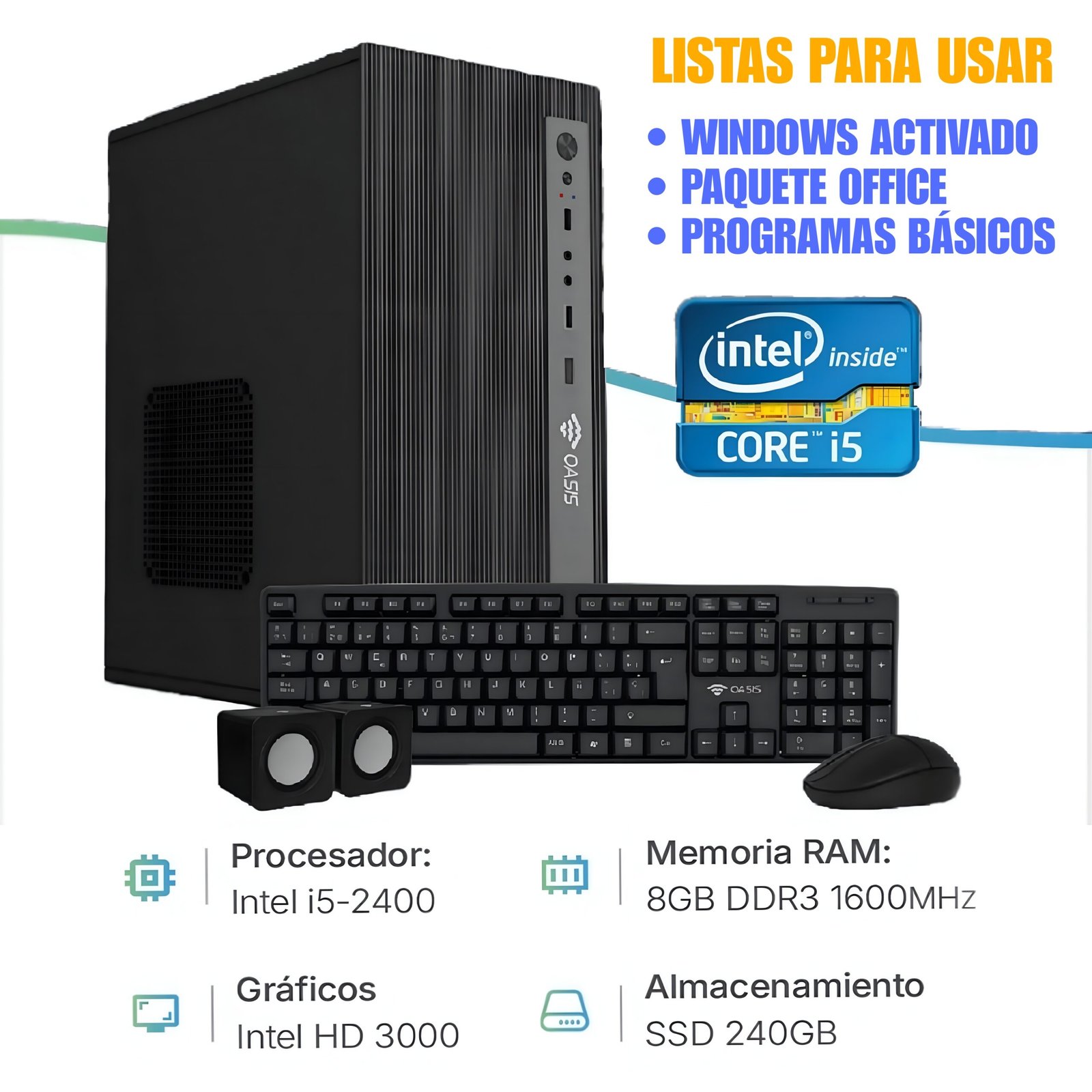 PC Oficina Oasis i5 2400