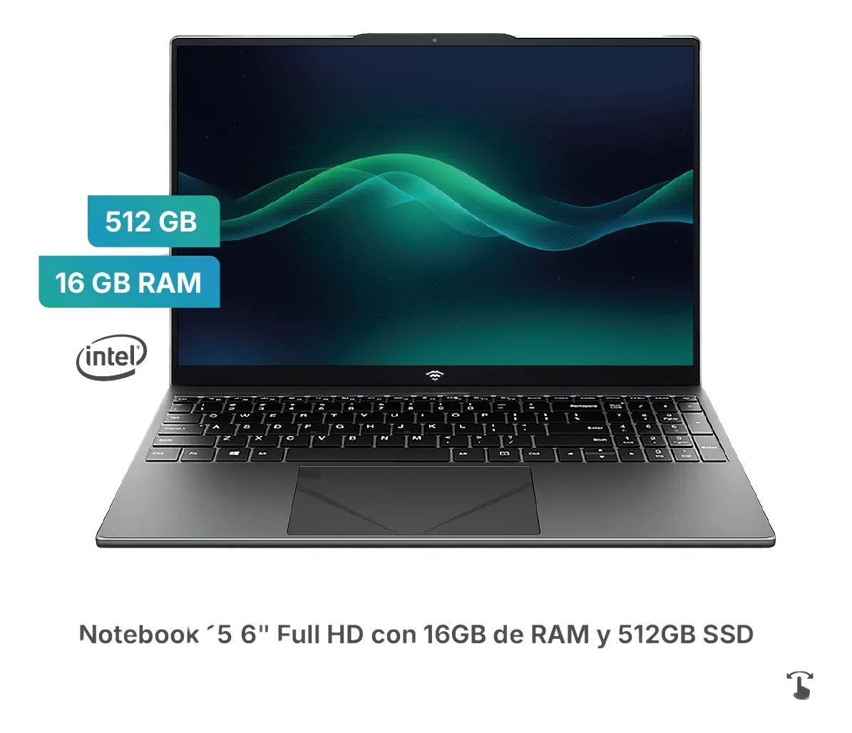 Notebook Oasis Intel i3 6006U 16GB + 512GB - Image 5