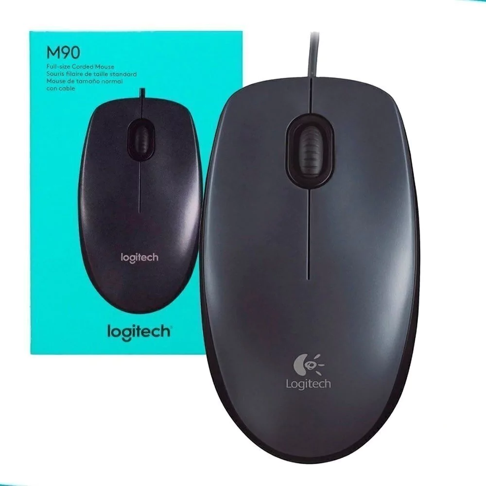 Mouse Con Cable USB Logitech M90