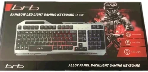 Teclado Gamer Retroiluminado Brb K-500