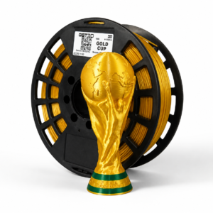 Filamento Silk PLA+ GST3D Gold Cup 1kg – 1.75mm | Oro / Dorado Copa Mundial