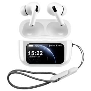 Auriculares Bluetooth A9 Pro con pantalla táctil
