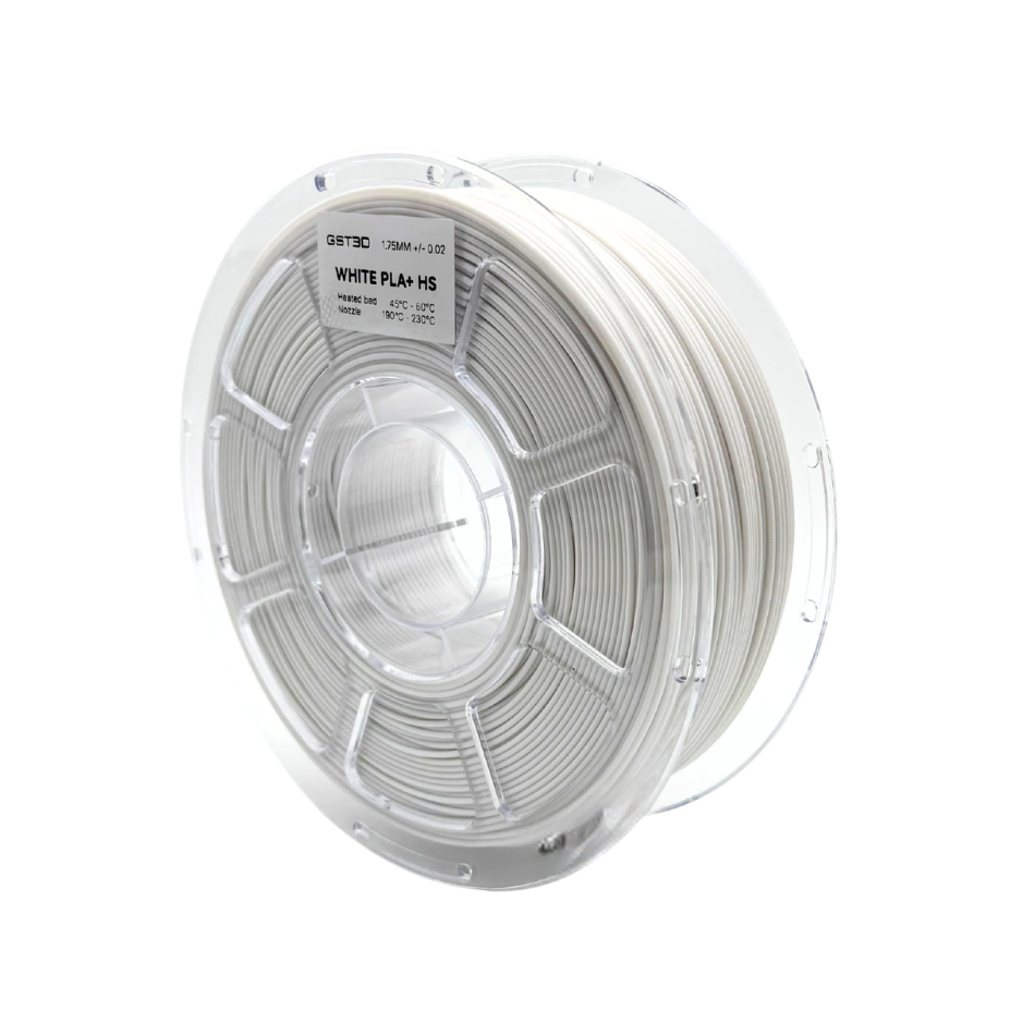 Filamento PLA+ HS GST3D Cosmos White 1kg – 1.75mm | Blanco