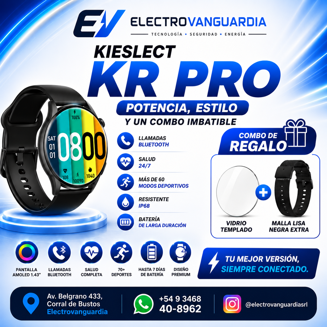 Reloj Smart Watch Kieslect Kr Pro - Image 8