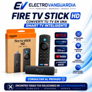Convertidor Smart Amazon Fire Stick HD Con Alexa