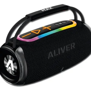 Parlante Bluetooth Aliver Hero Max Portátil 25W Verde Camo IPX5 Luz RGB