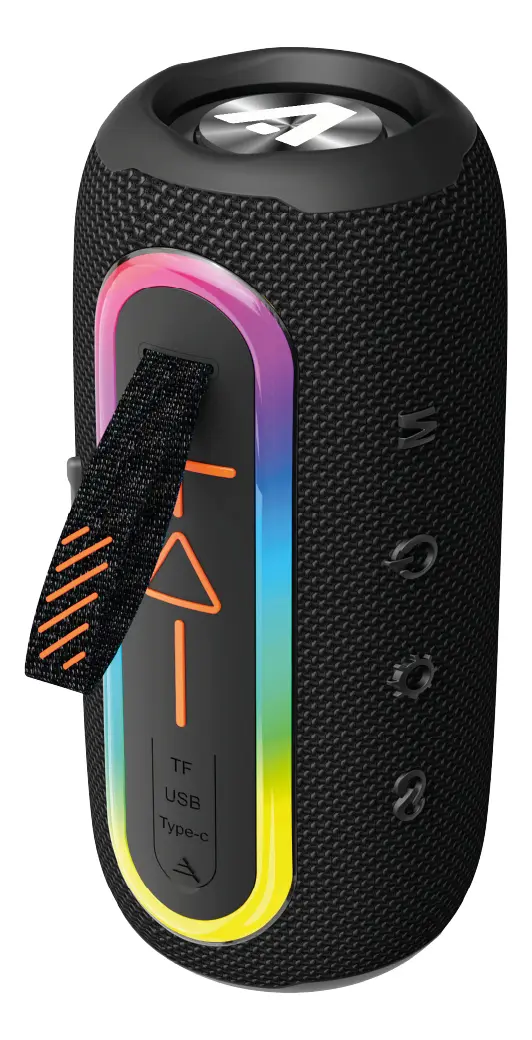Parlante Portátil Bluetooth Aliver Hero Plus 14W IPX5 Led RGB