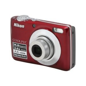 Camara Digital Nikon COOLPIX L24 Red 14.0 MP 3.6X