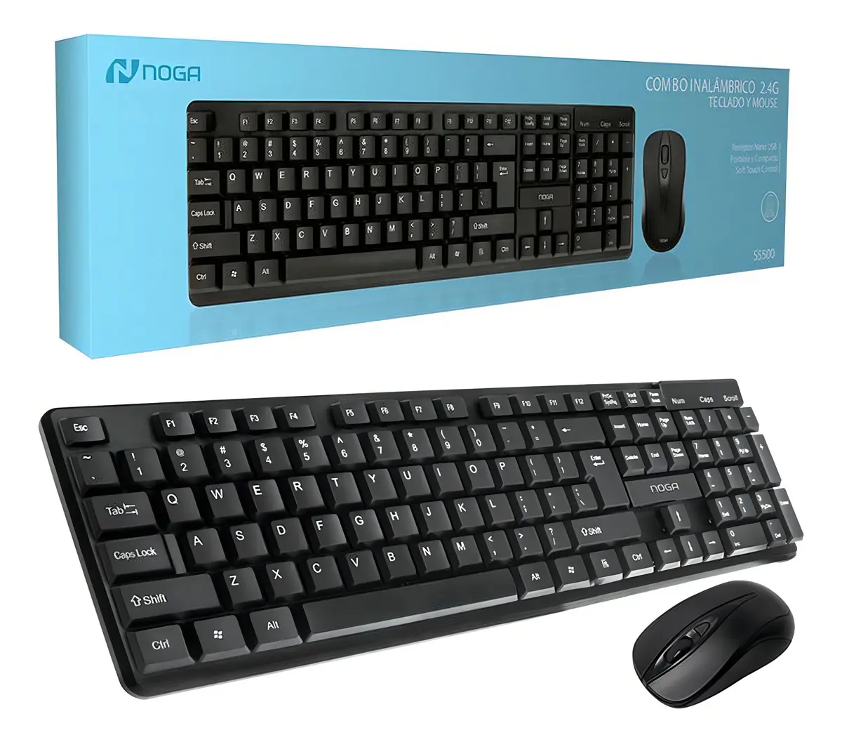 Combo Oficina Teclado y Mouse Noga S5500