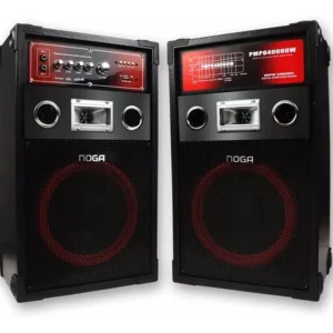 Parlantes Noga Mix Bafles Radio FM Aux Micro SD USB