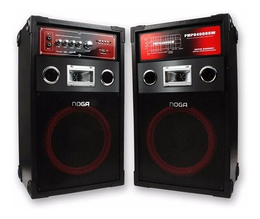 Parlantes Noga Mix Bafles Radio FM Aux Micro SD USB