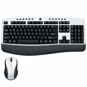 Combo Teclado y Mouse Inalámbricos a Pilas