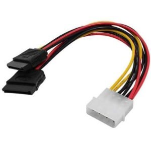 Cable Adaptador Molex a 2 SATA