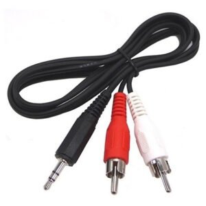 Cable de audio stereo jack 3,5 mm a RCA