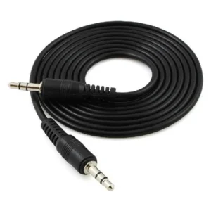 Cable Auxiliar Jack 3,5mm 3 Metros Negro